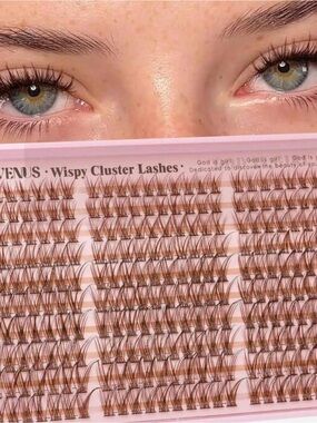 VENUS Wispy Cluster Lashes - Brown